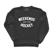 Weekends are for Hockey USA Made Sweatshirt