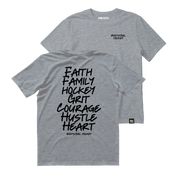 Faith Family Grit Hockey Tee