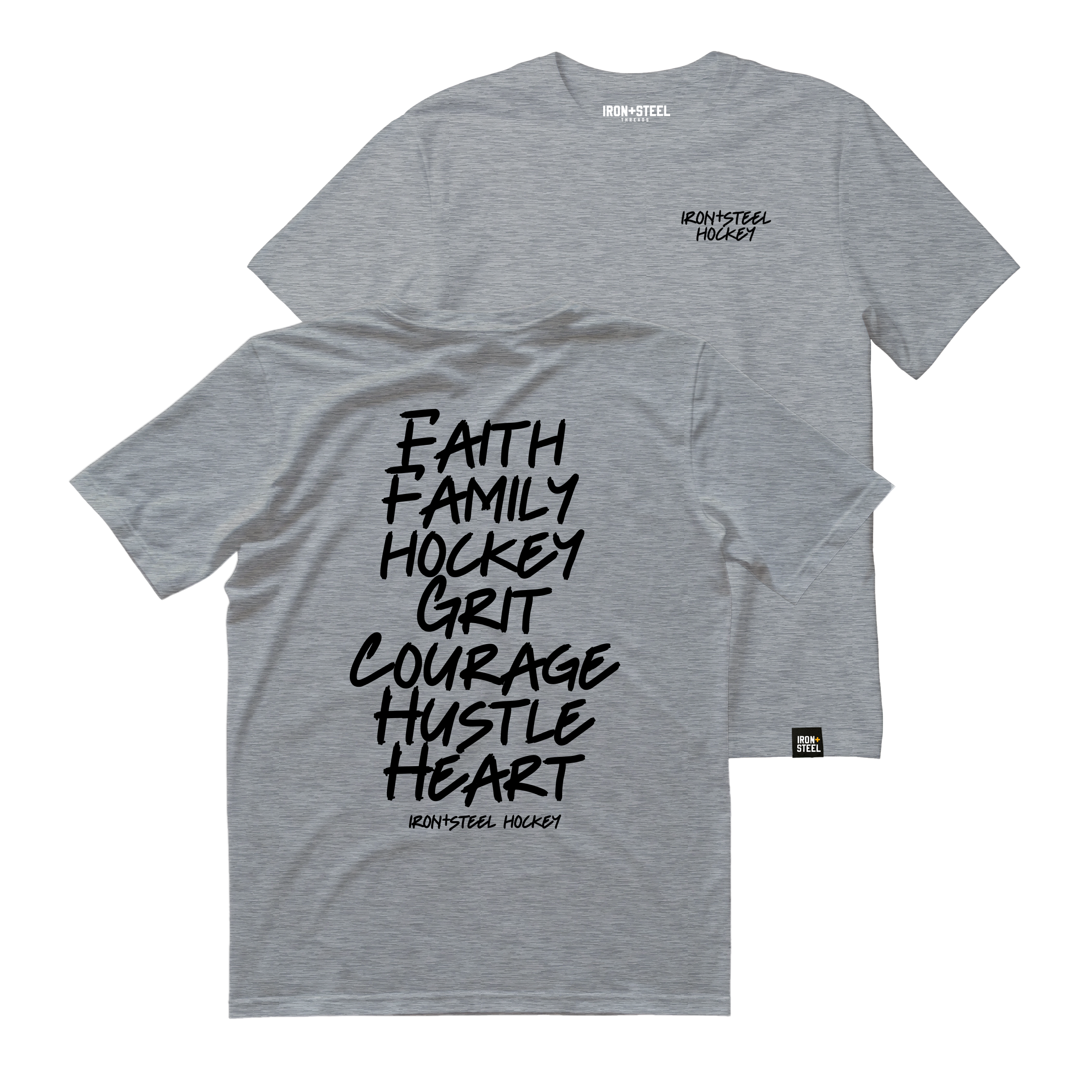 Faith Family Grit Hockey Tee