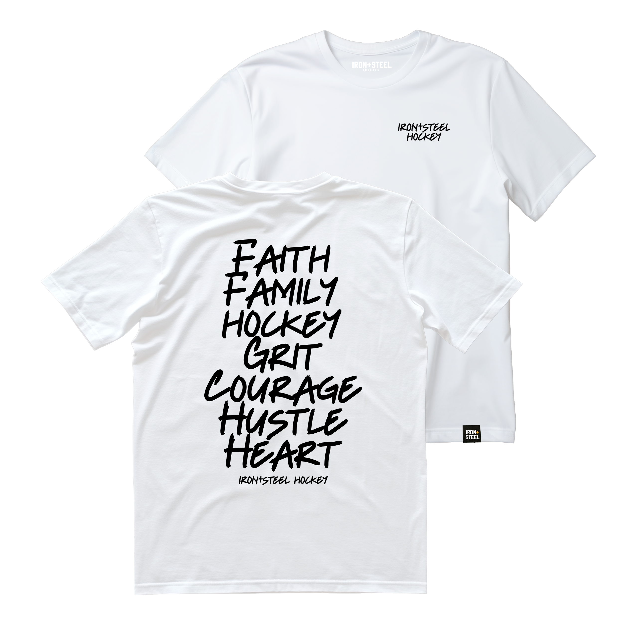 Faith Family Grit Hockey Tee