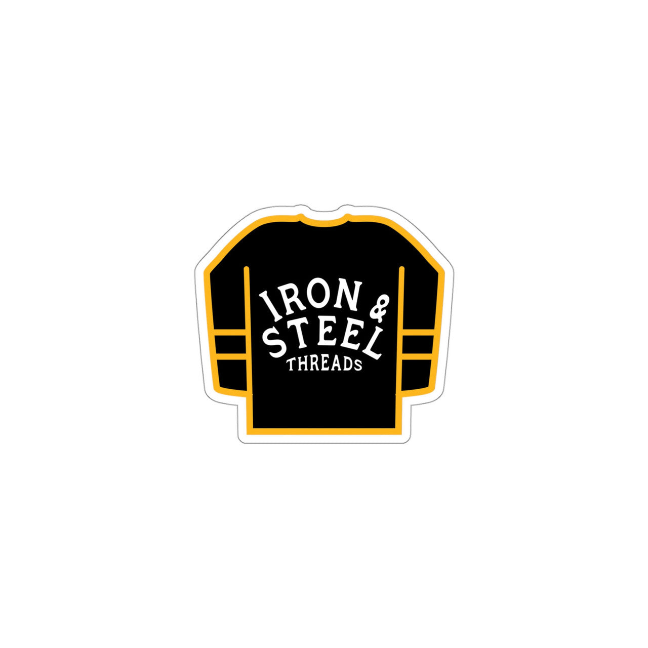 Iron & Steel Jersey Hockey Sticker