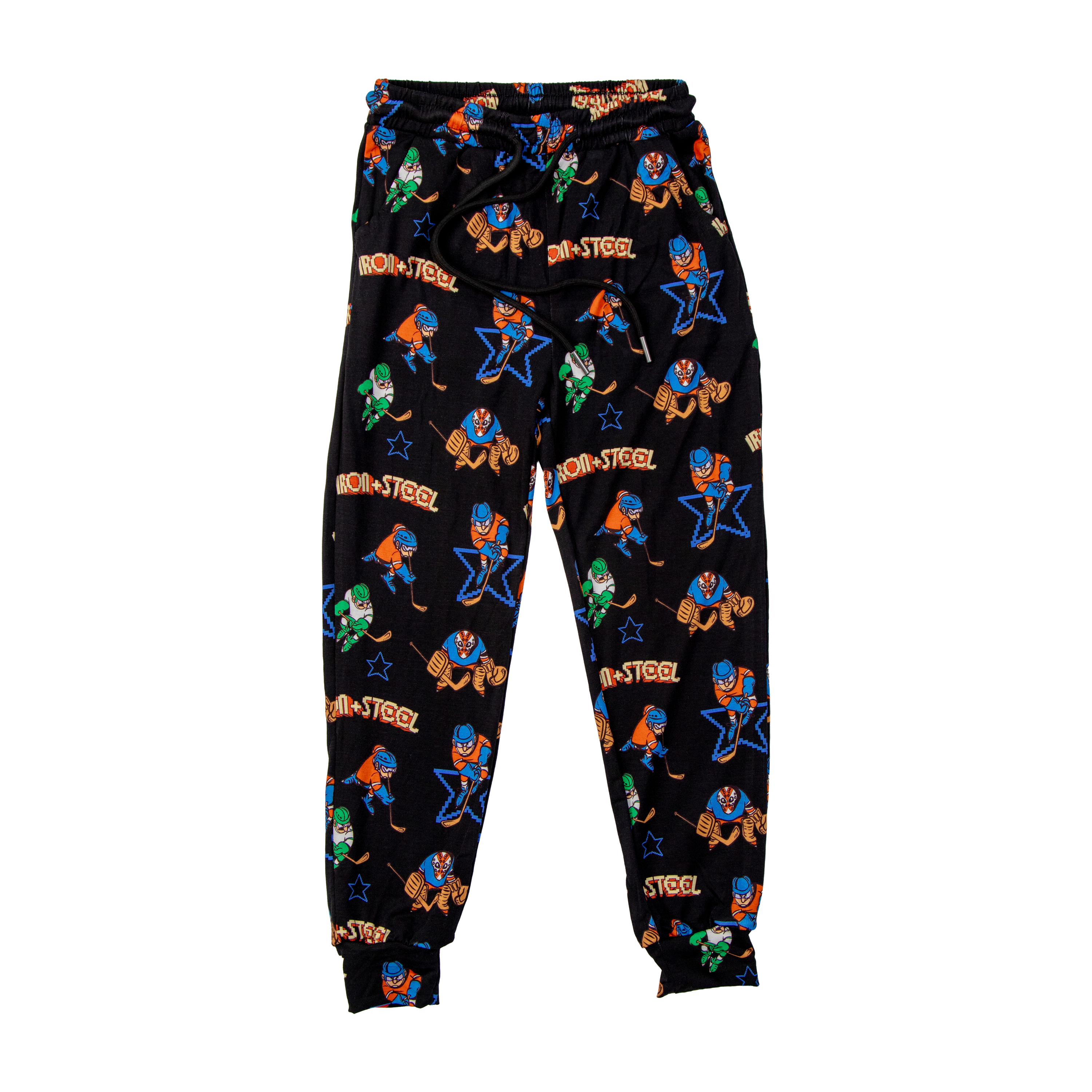 Retro Hockey Bamboo Drawstring Pajama Pants – Iron+Steel