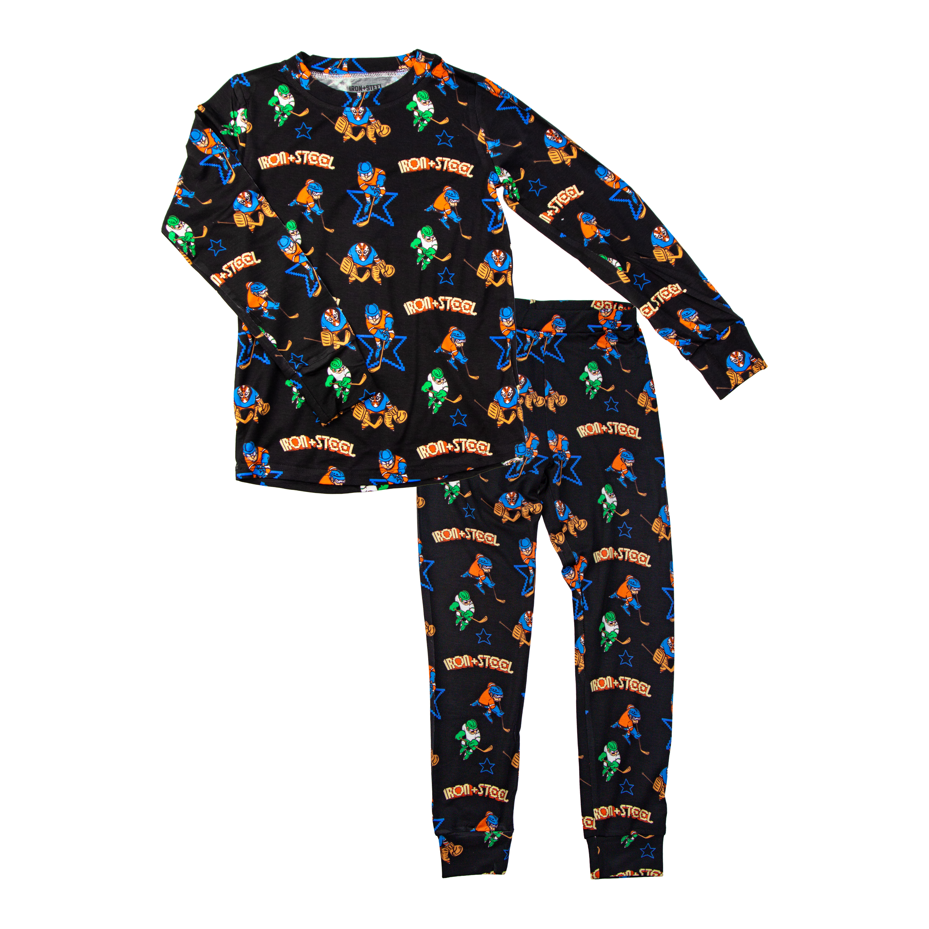 Retro Hockey Bamboo Pajama Set – Iron+Steel