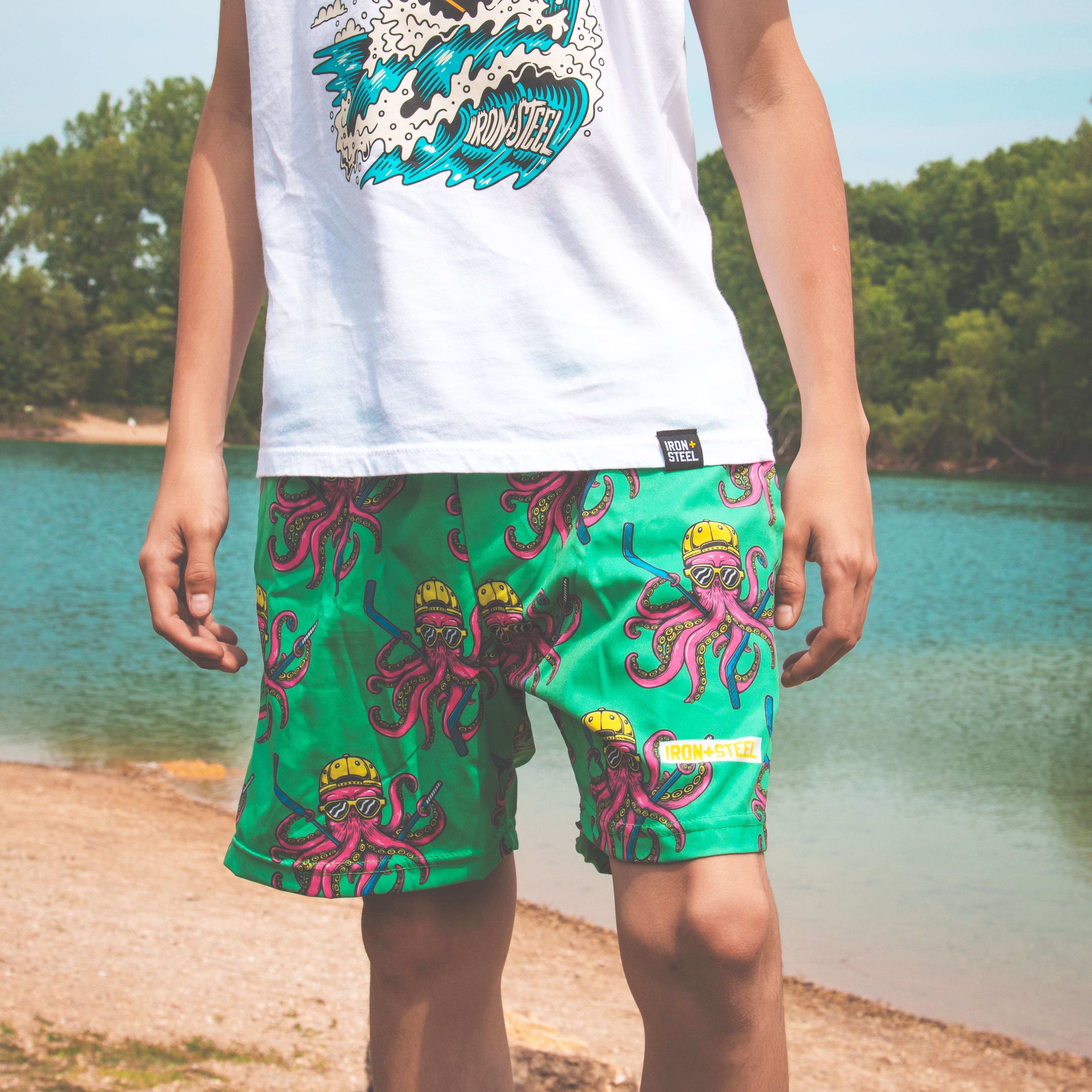 Stay Salty Hockey Swim Trunks