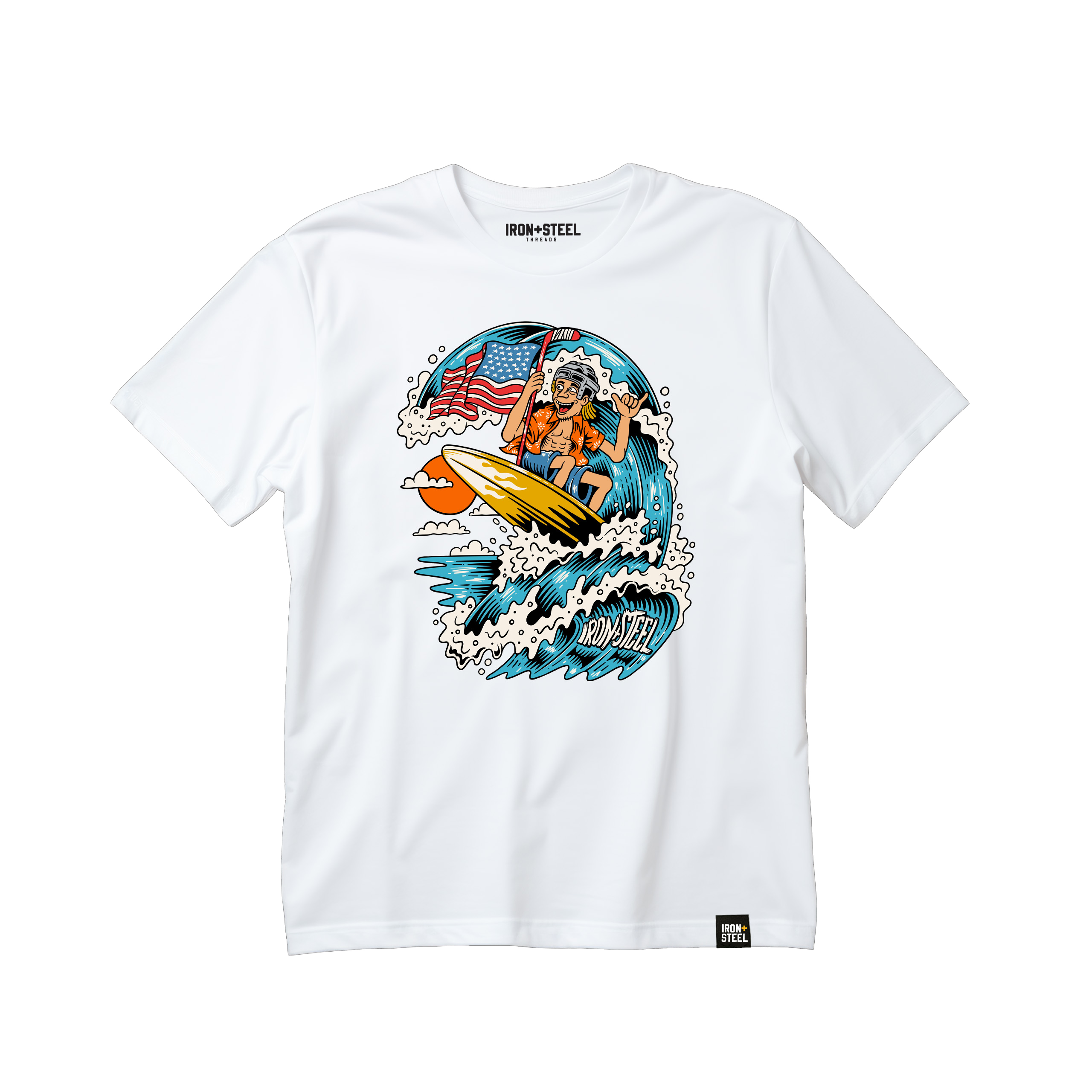 Surfing USA Hockey Tee