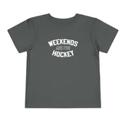 Weekends are for Hockey USA Made Toddler Tee