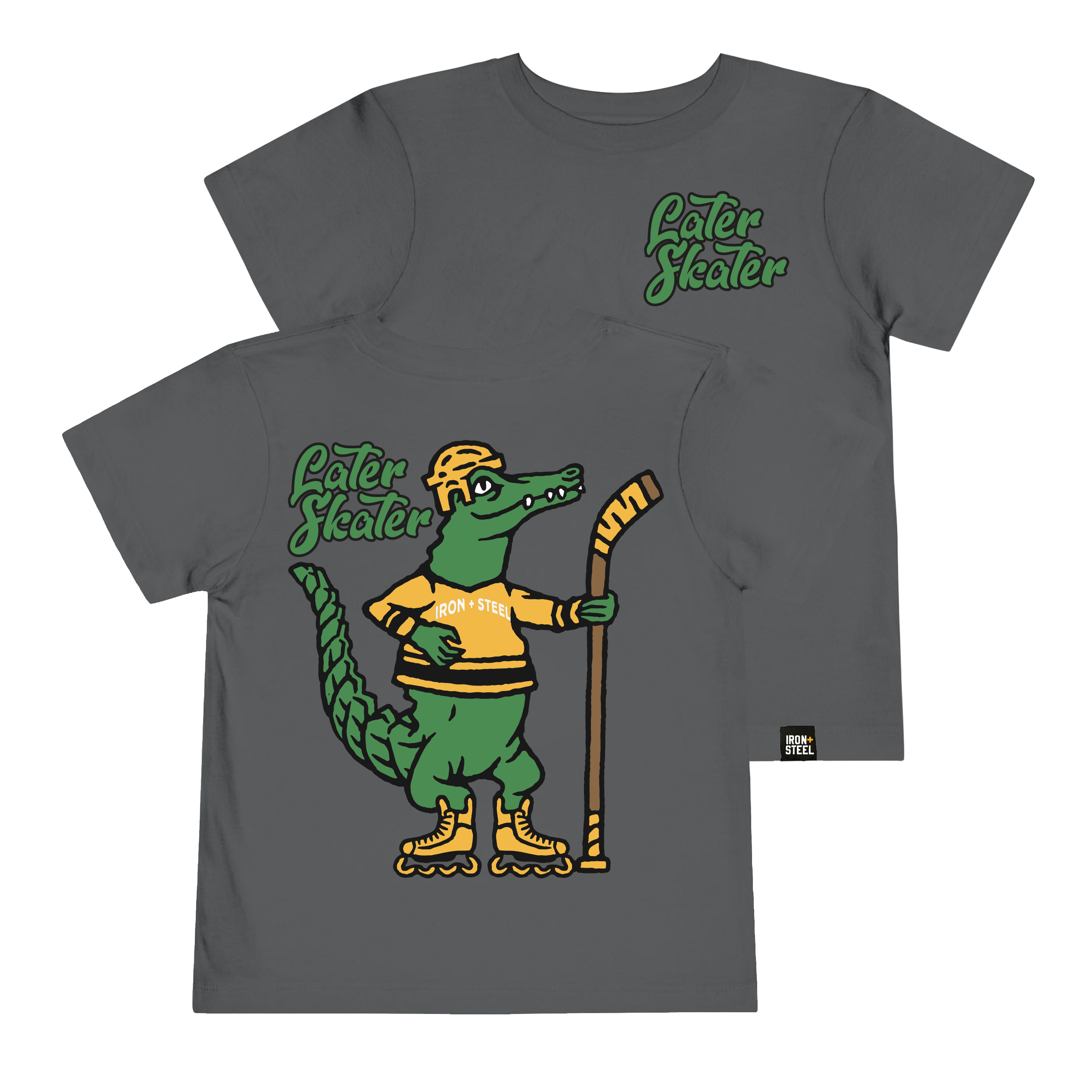 Later Skater Hockey Toddler T-Shirt
