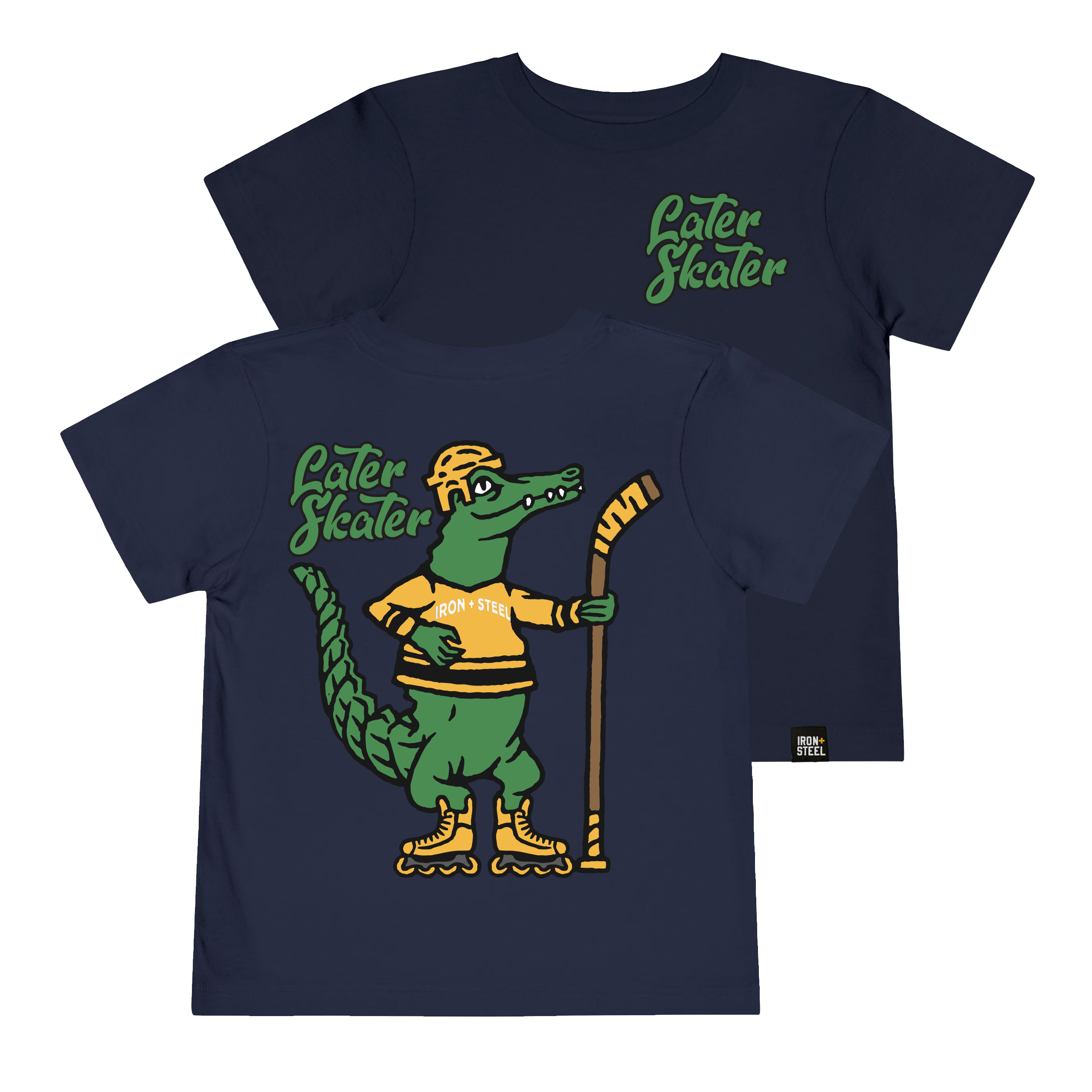 Later Skater Hockey Toddler T-Shirt