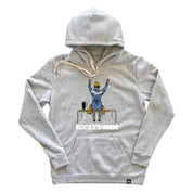 Cheering Hockey Mom Fleece Hoodie