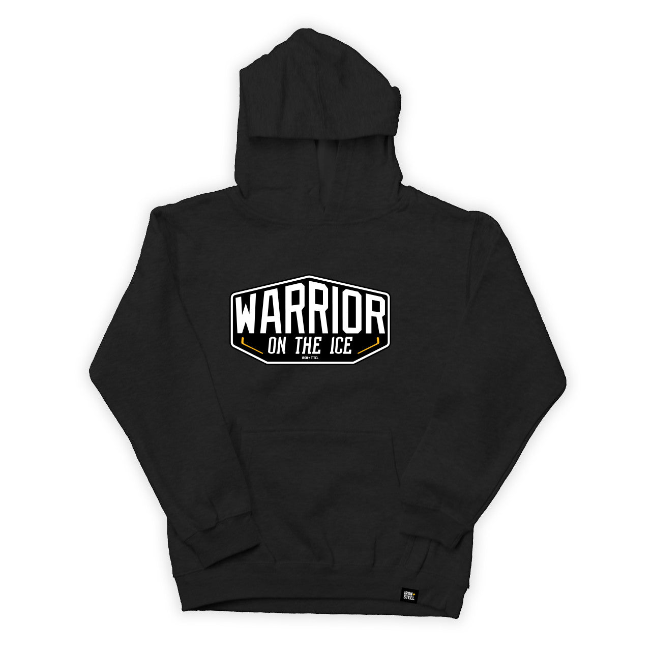 Warrior On The Ice Kids Fleece Hoodie