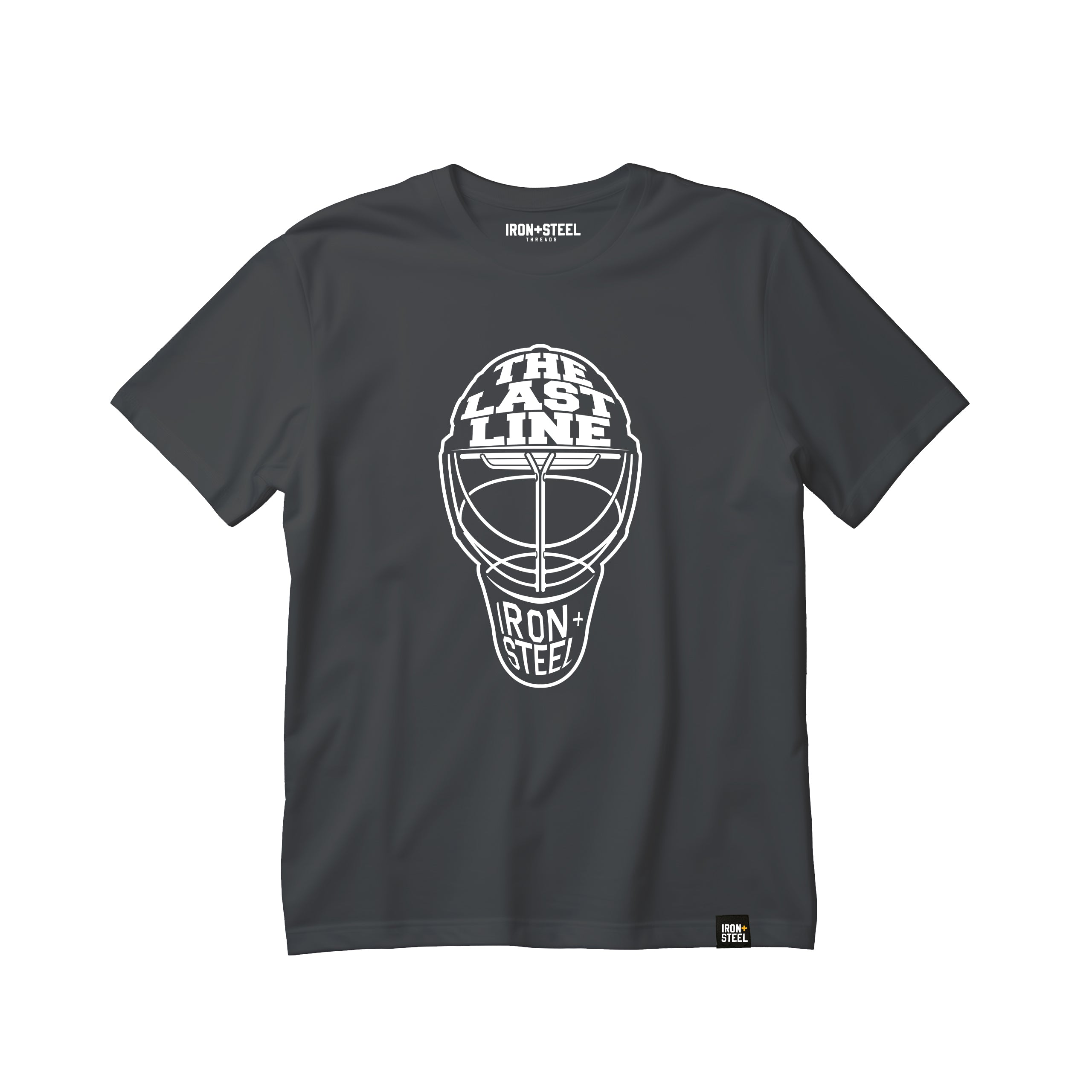 The Last Line Goalie Helmet Hockey Tee