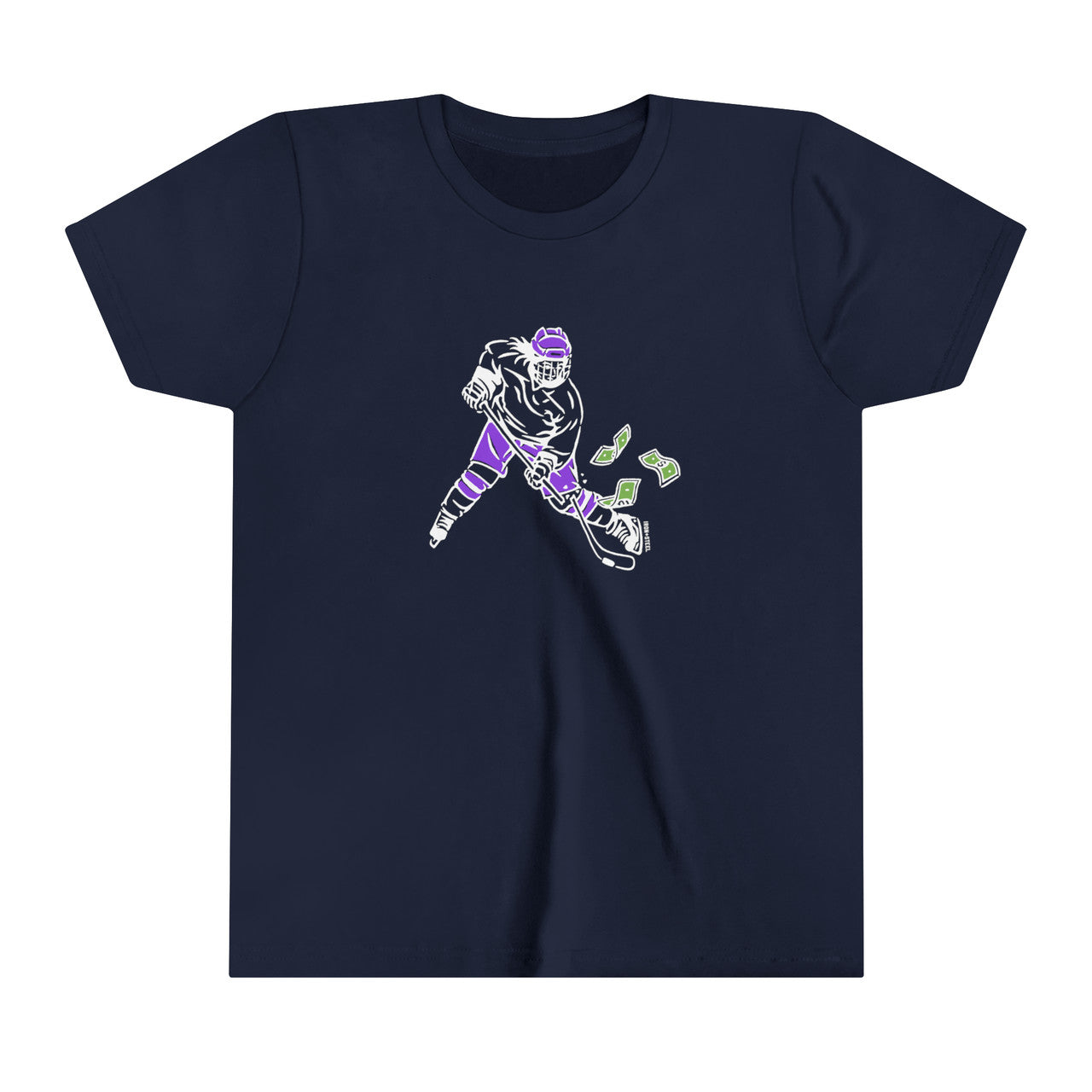 Hockey Girl Broken Stick Kids Tee