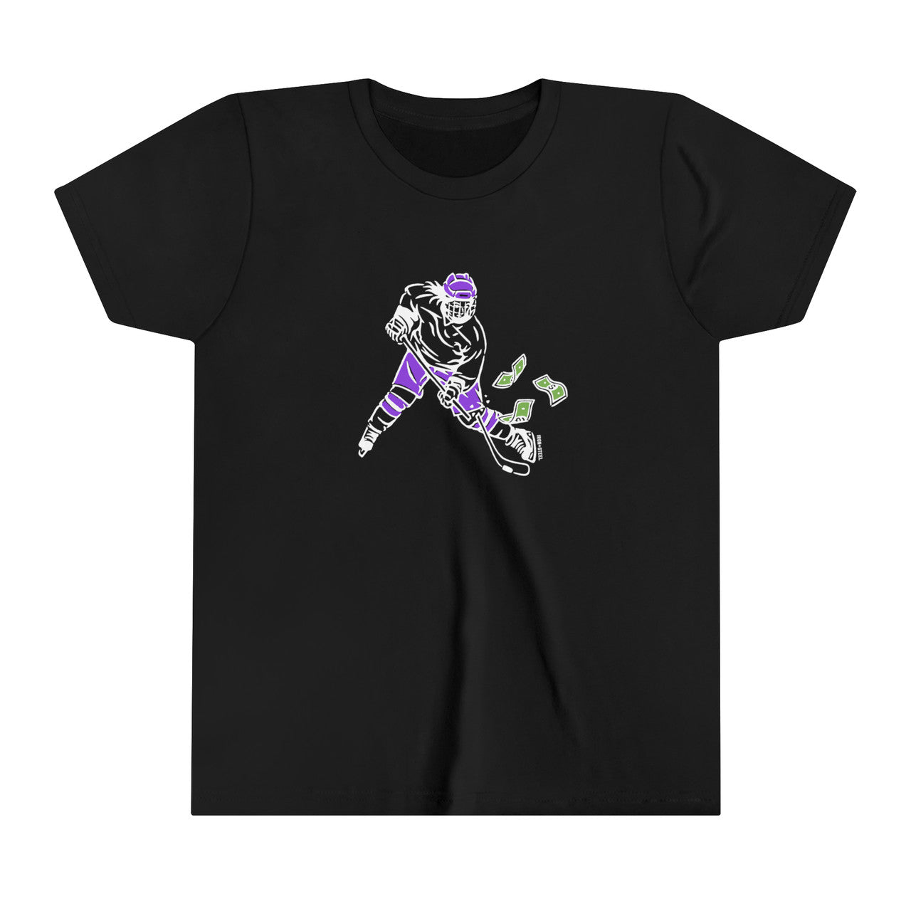 Hockey Girl Broken Stick Kids Tee