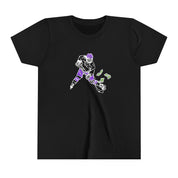 Hockey Girl Broken Stick Kids Tee