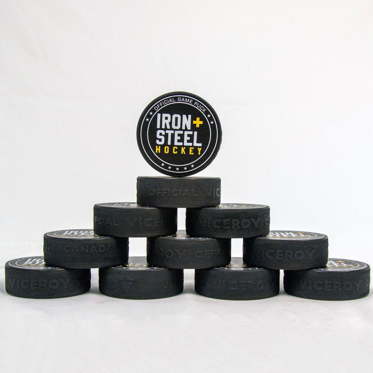 Iron+Steel Hockey Puck