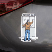 Hockey Dad Car Magnet