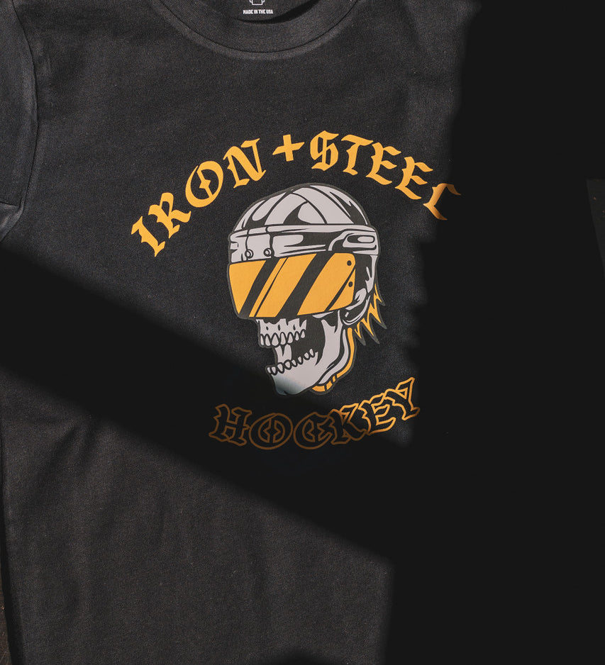 Skull Visor Hockey Tee