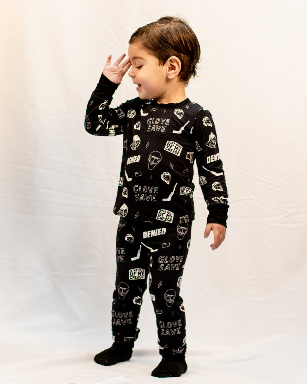 Hockey Goalie Bamboo Pajama Set