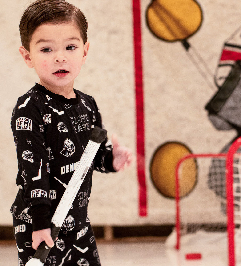 Hockey Goalie Bamboo Pajama Set