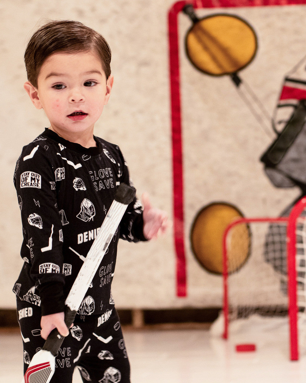 Hockey Goalie Bamboo Pajama Set