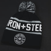 Iron+Steel Hockey Pom Beanie