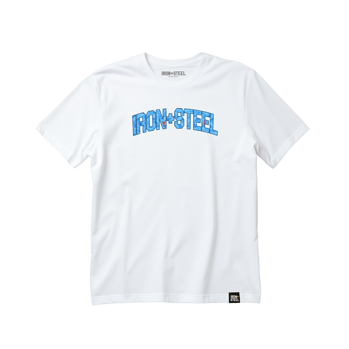 Ice Iron+Steel Hockey Tee in white