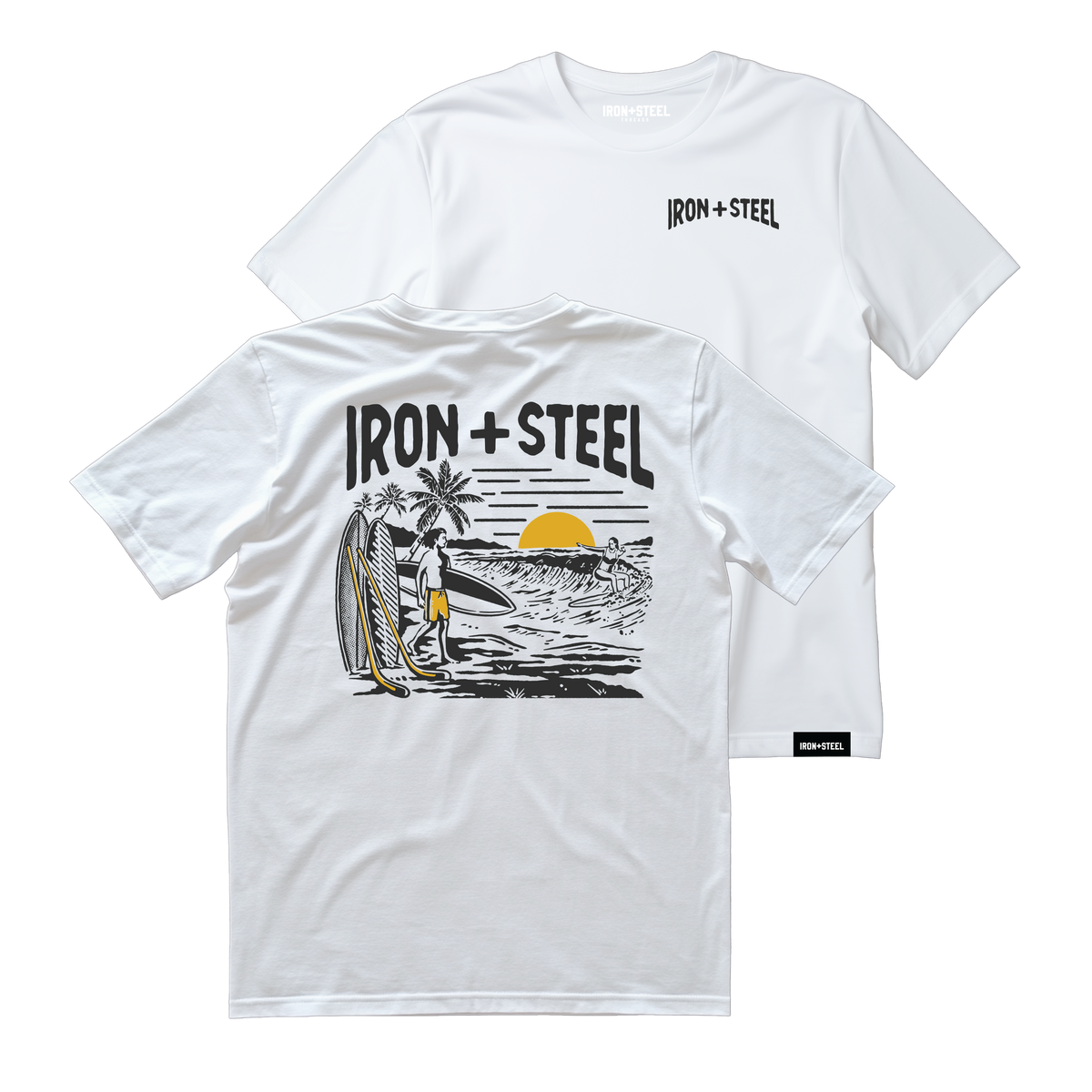 Aloha Hockey Tee in white