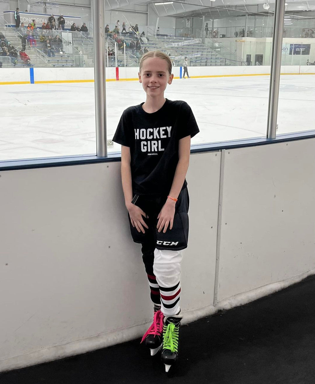 Hockey Girl USA Made Kids Tee