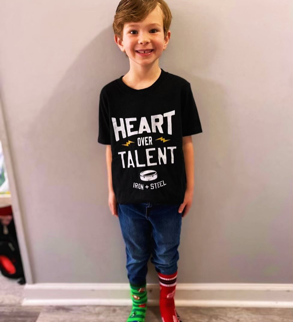 Heart Over Talent USA Made Hockey Tee