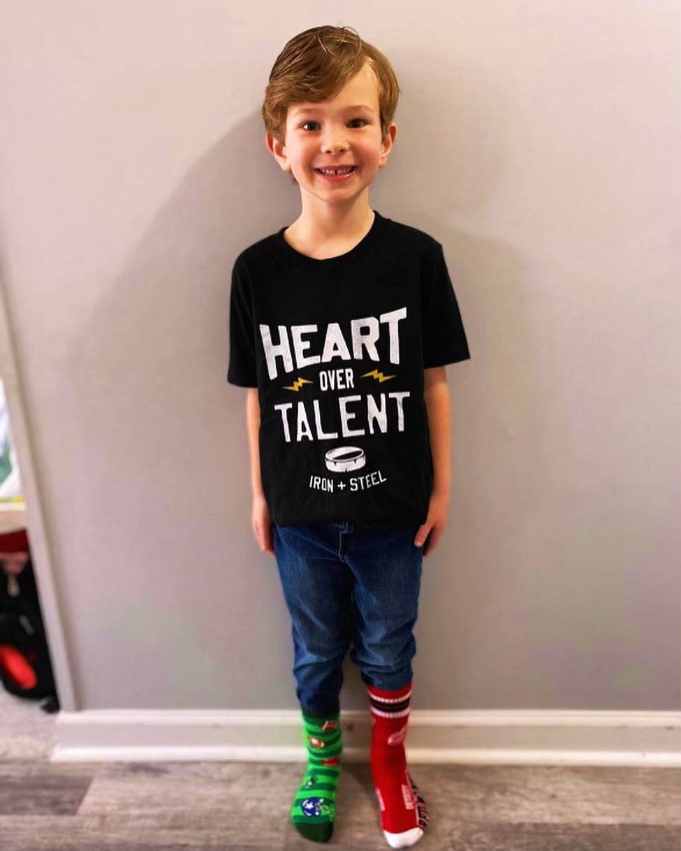 Heart Over Talent USA Made Hockey Tee