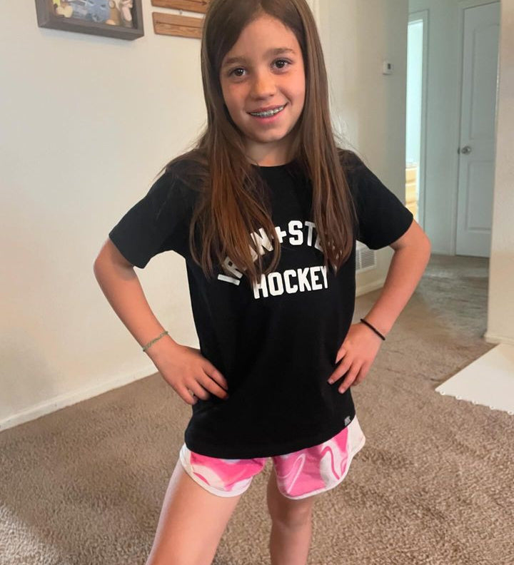 Iron+Steel Hockey USA Made Kids Tee