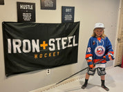 Iron+Steel Hockey Flag