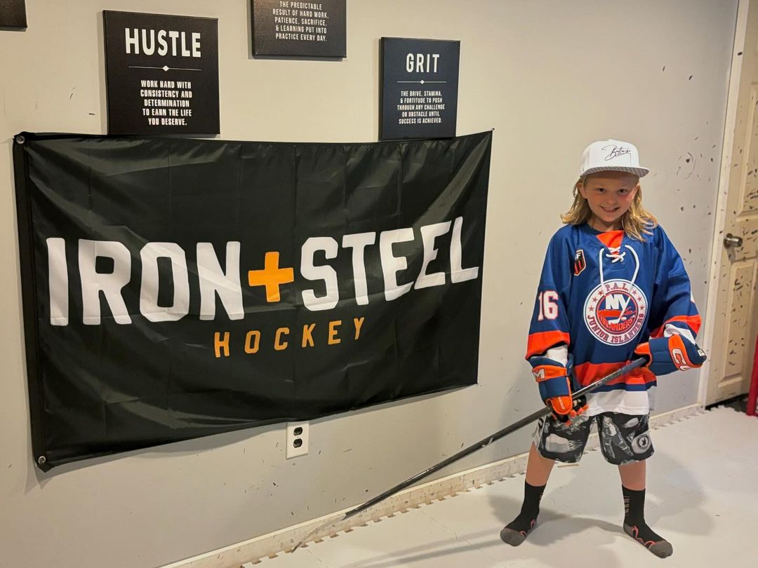 Iron+Steel Hockey Flag