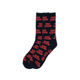 Bar Down Crew Socks