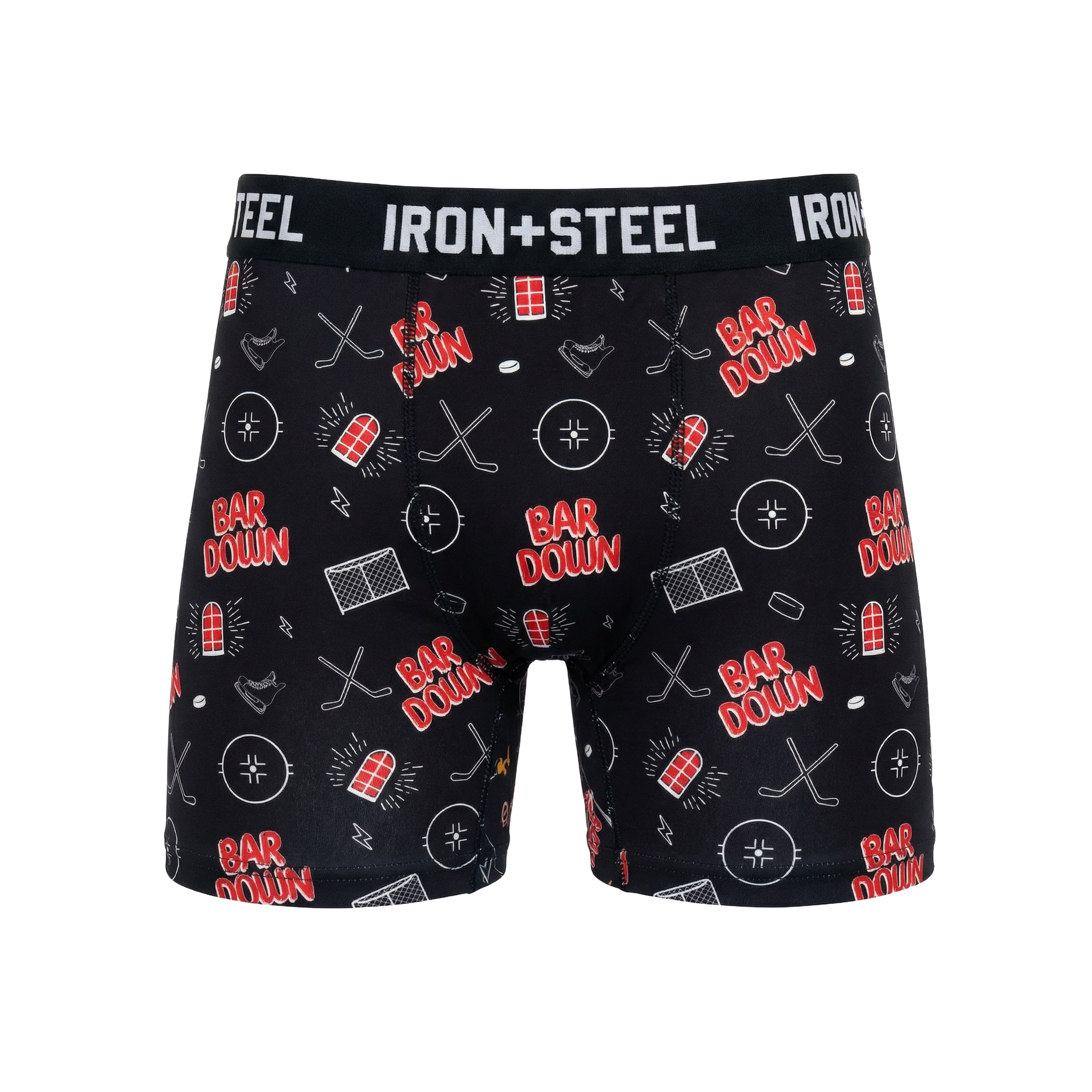 Bar Down Hockey Boxer Briefs