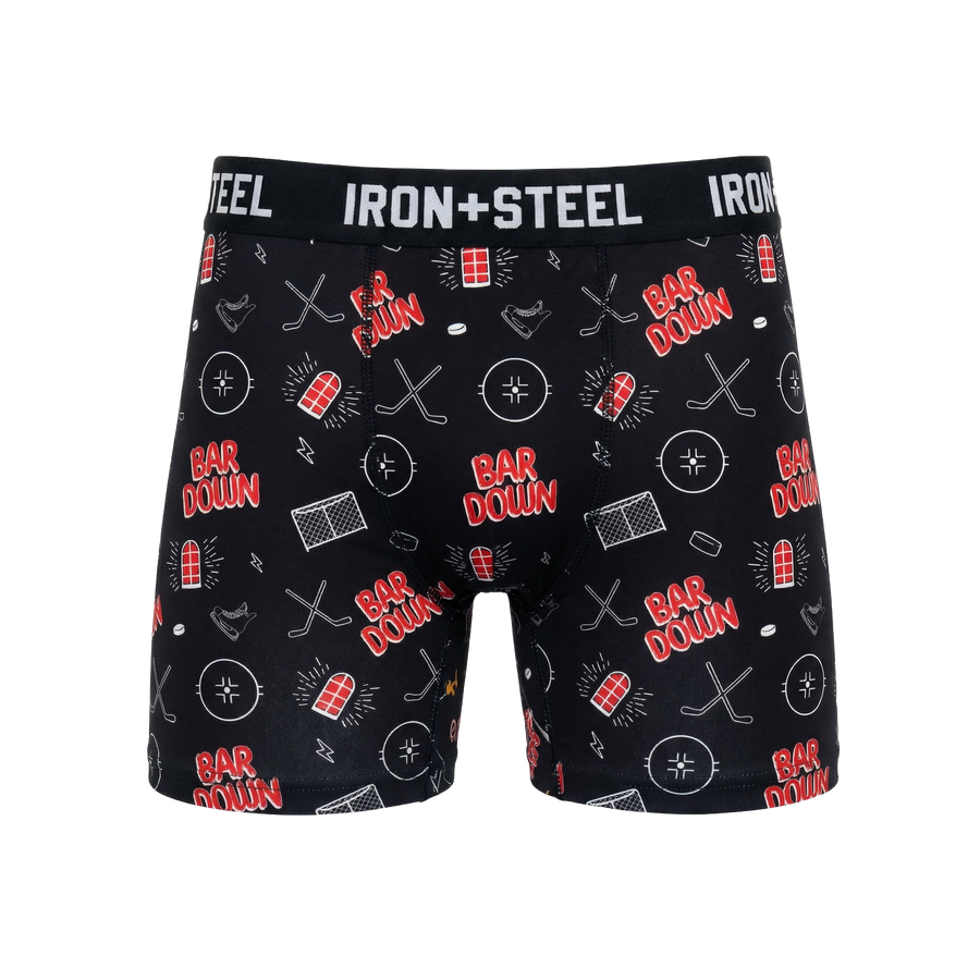 Bar Down Hockey Boxer Briefs