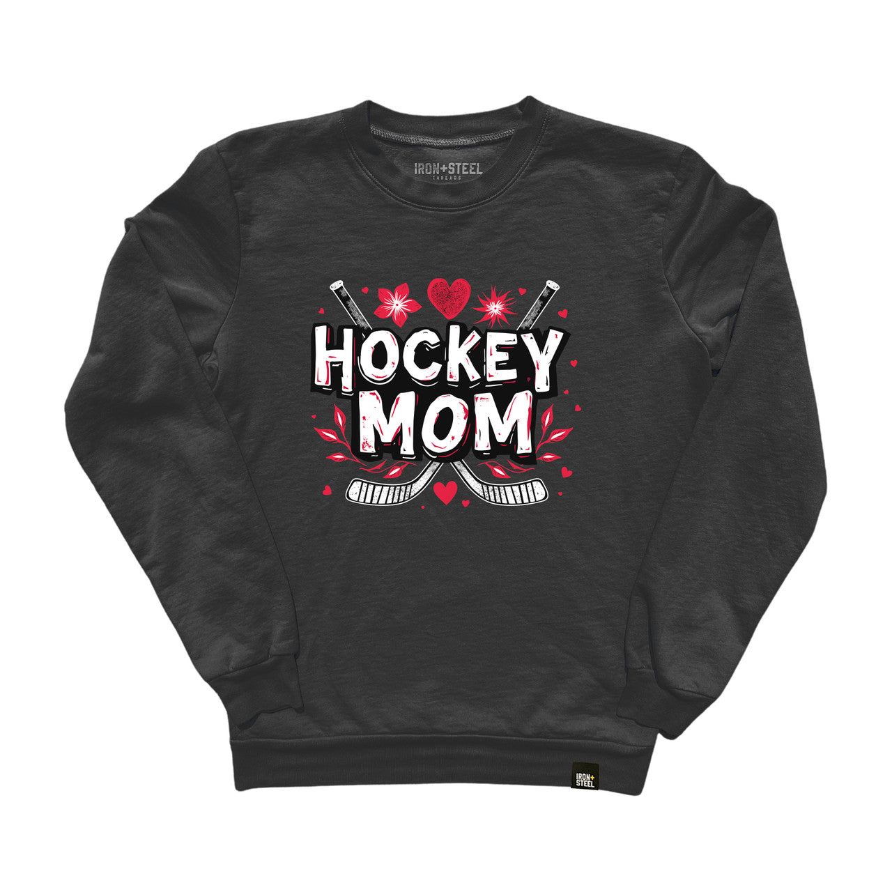Hockey Mom Hearts Sweatshirt
