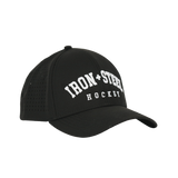Iron+Steel Hockey Snapback Hat - Black