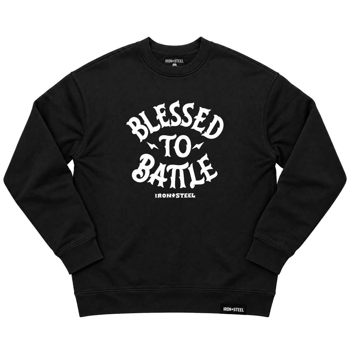 Blessed to Battle Hockey Sweatshirt – Black