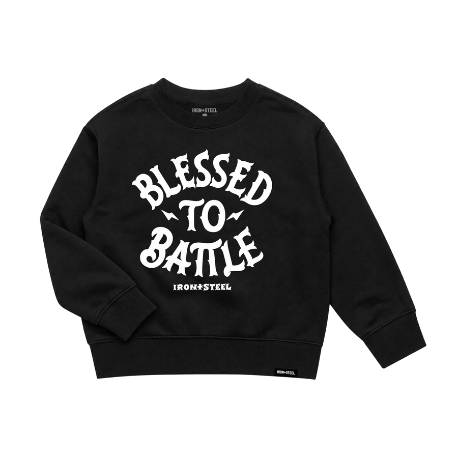Blessed to Battle Hockey Toddler Sweatshirt