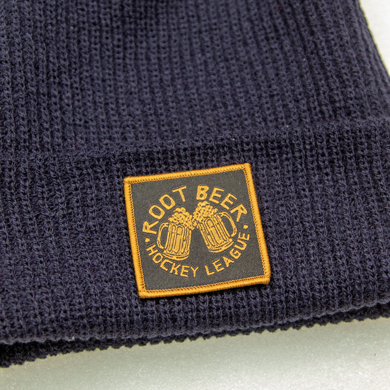 Root Beer Hockey League Waffle Beanie