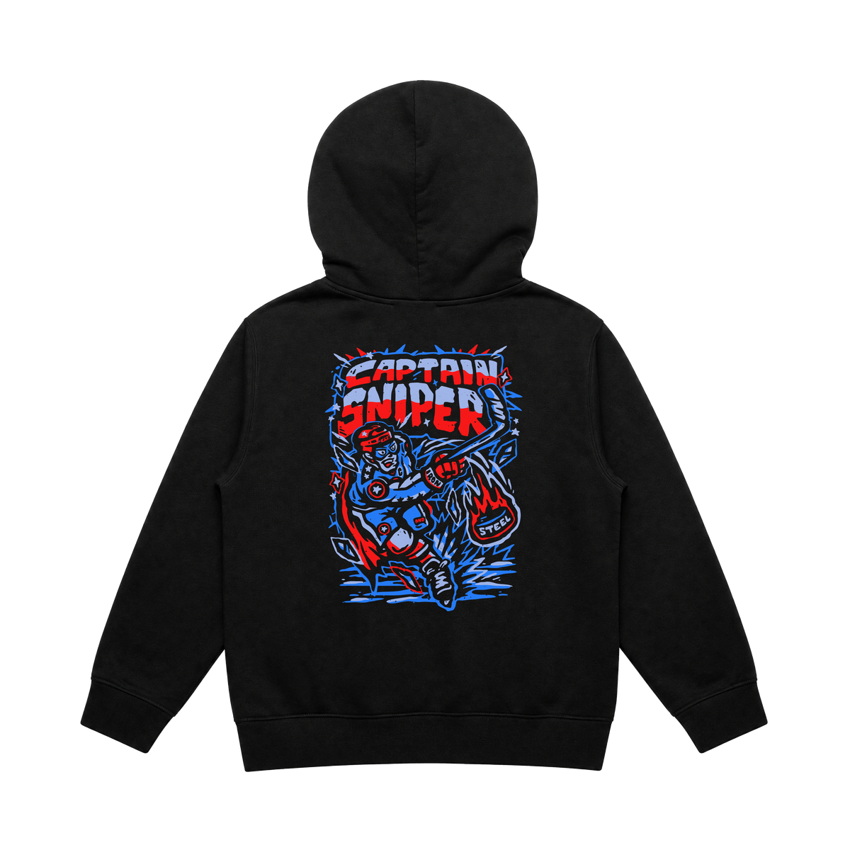 Captain Sniper Hockey Toddler Hoodie
