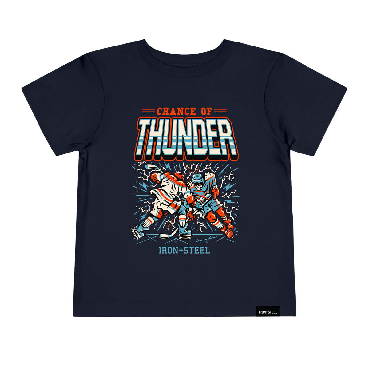 Chance Of Thunder Hockey Toddler Tee