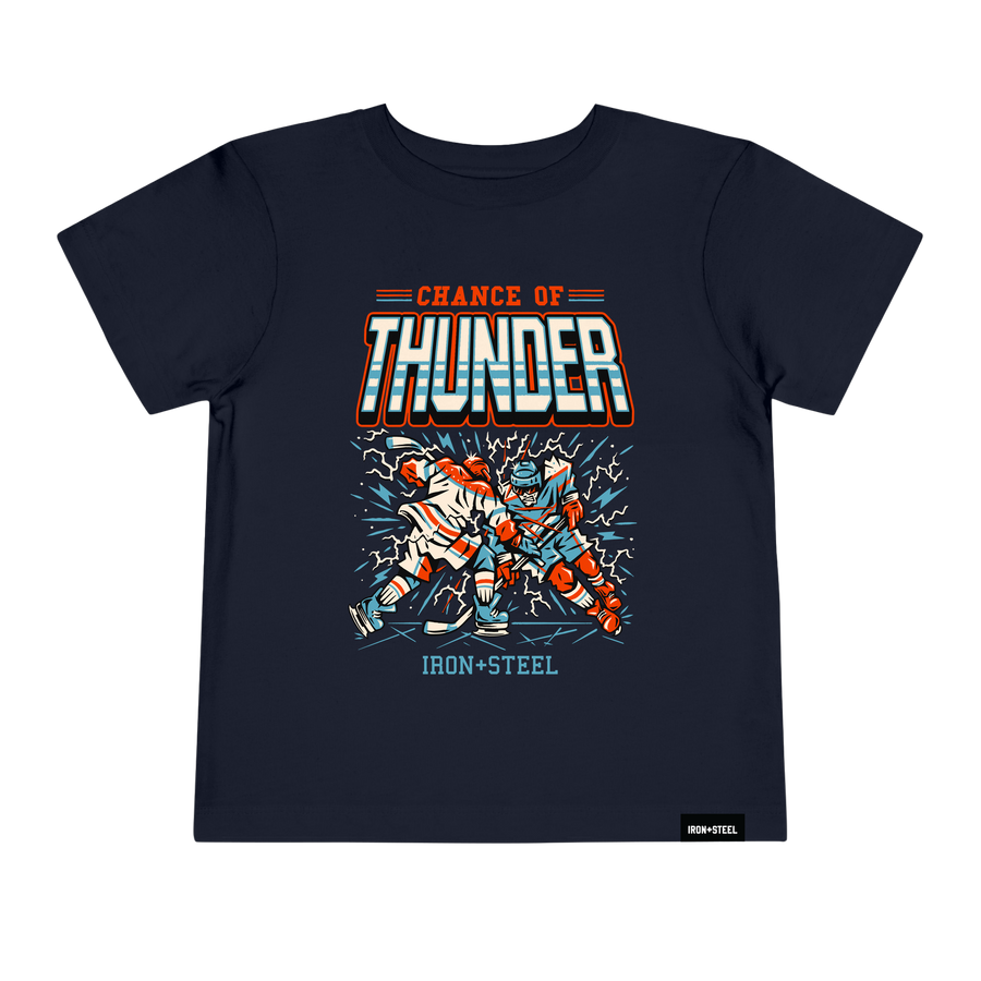 Chance Of Thunder Hockey Toddler Tee
