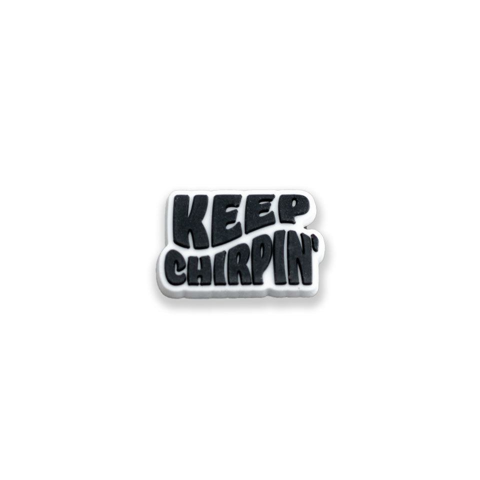 Keep Chirpin' Hockey Shoe Charm