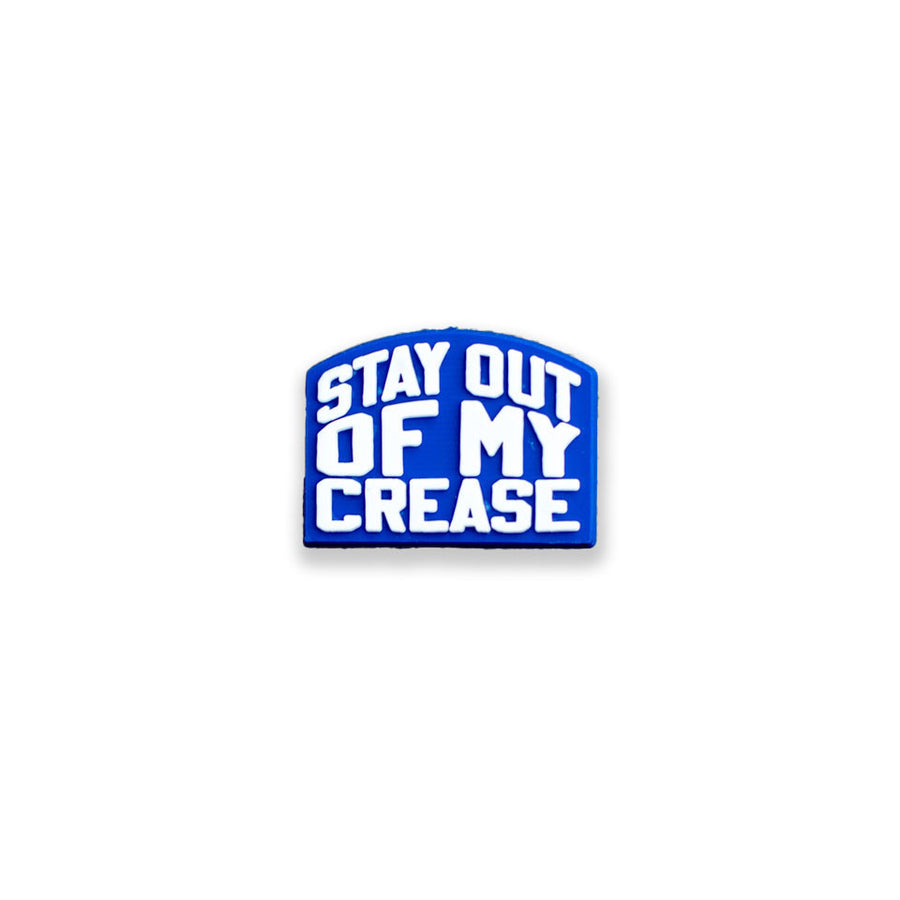 Stay out of My Crease Hockey Shoe Charm