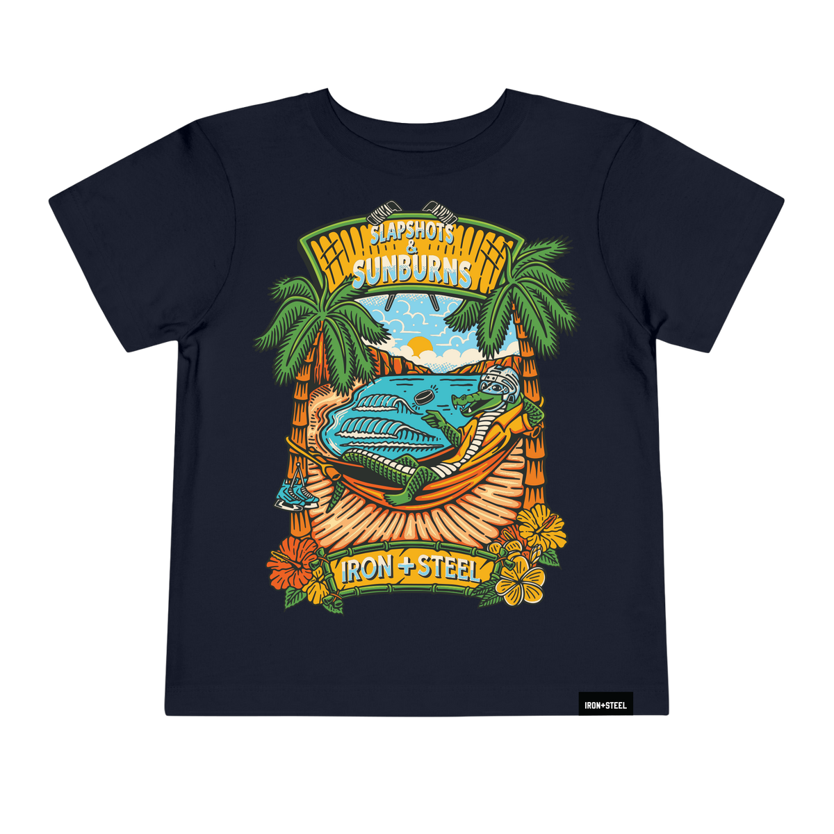 Slapshots and Sunburns Toddler Tee