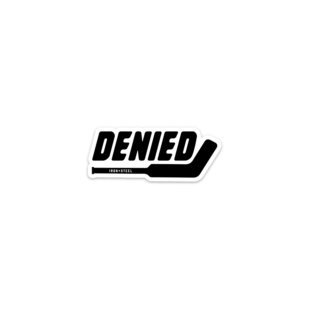 Denied Hockey Goalie Hockey Sticker