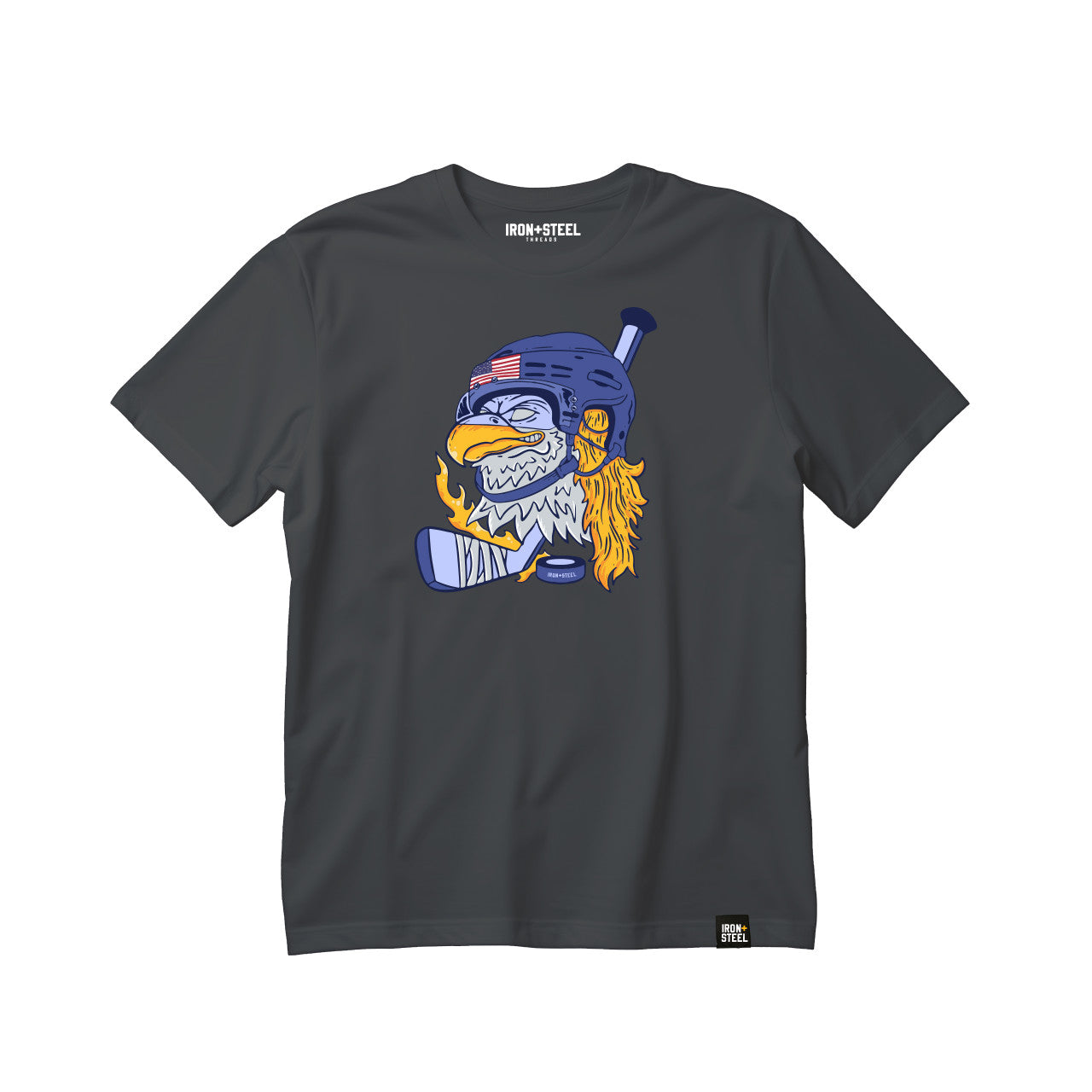 USA Bald Eagle Mullet Hockey T-Shirt