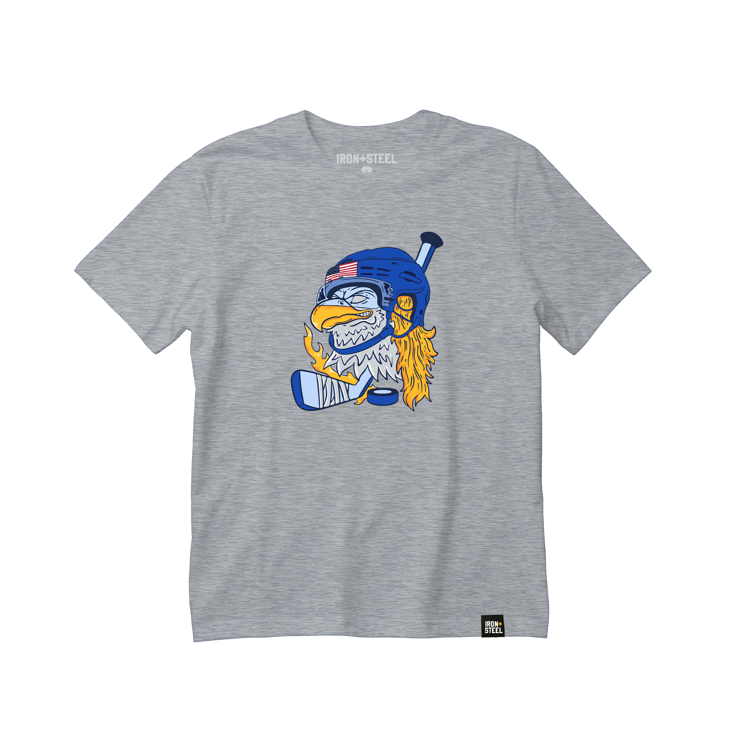 USA Bald Eagle Mullet Hockey T-Shirt